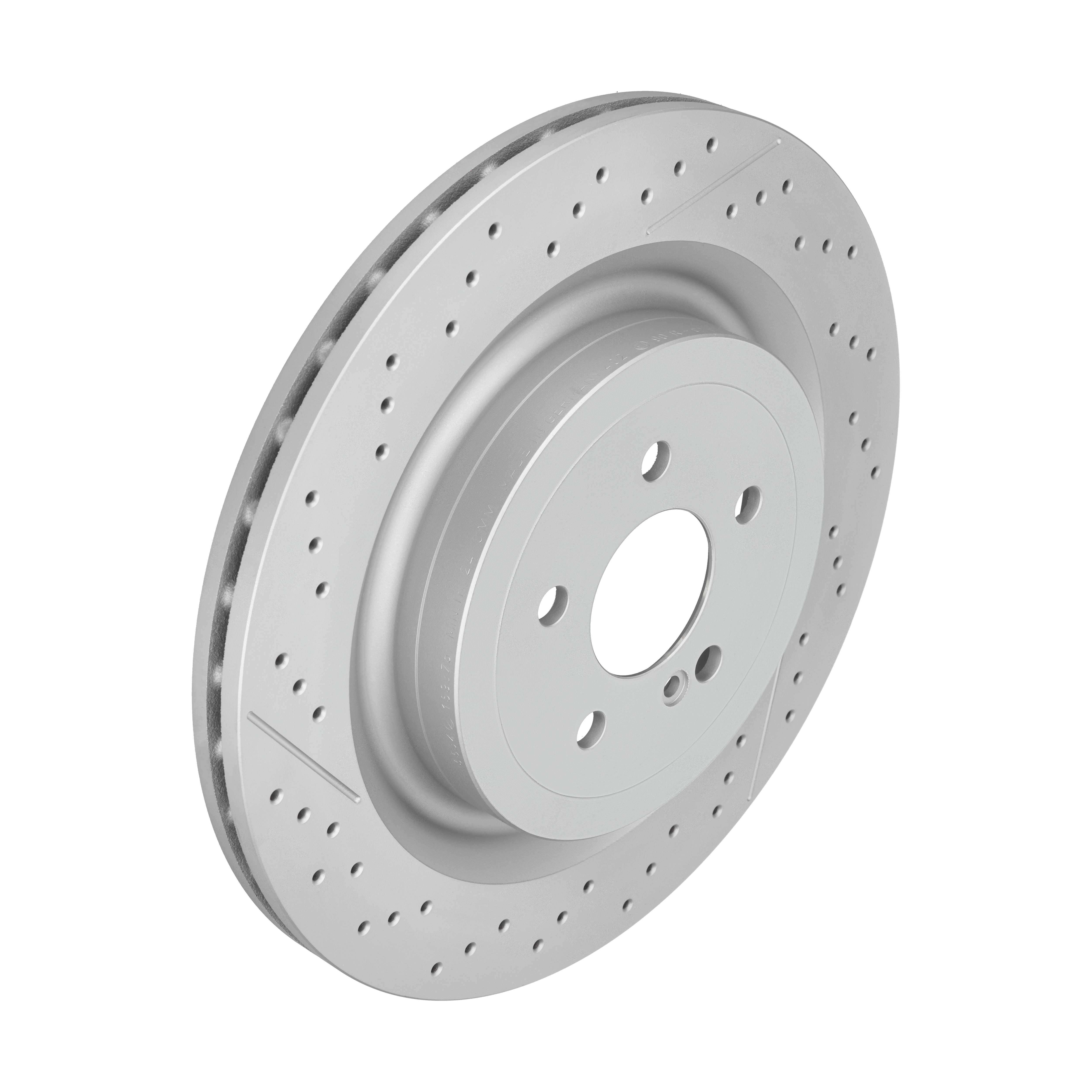 ZIMMERMANN Bremseskive 400553420 bagaksel lukket/perforeret 360mm 26mm for MERCEDES-BENZ