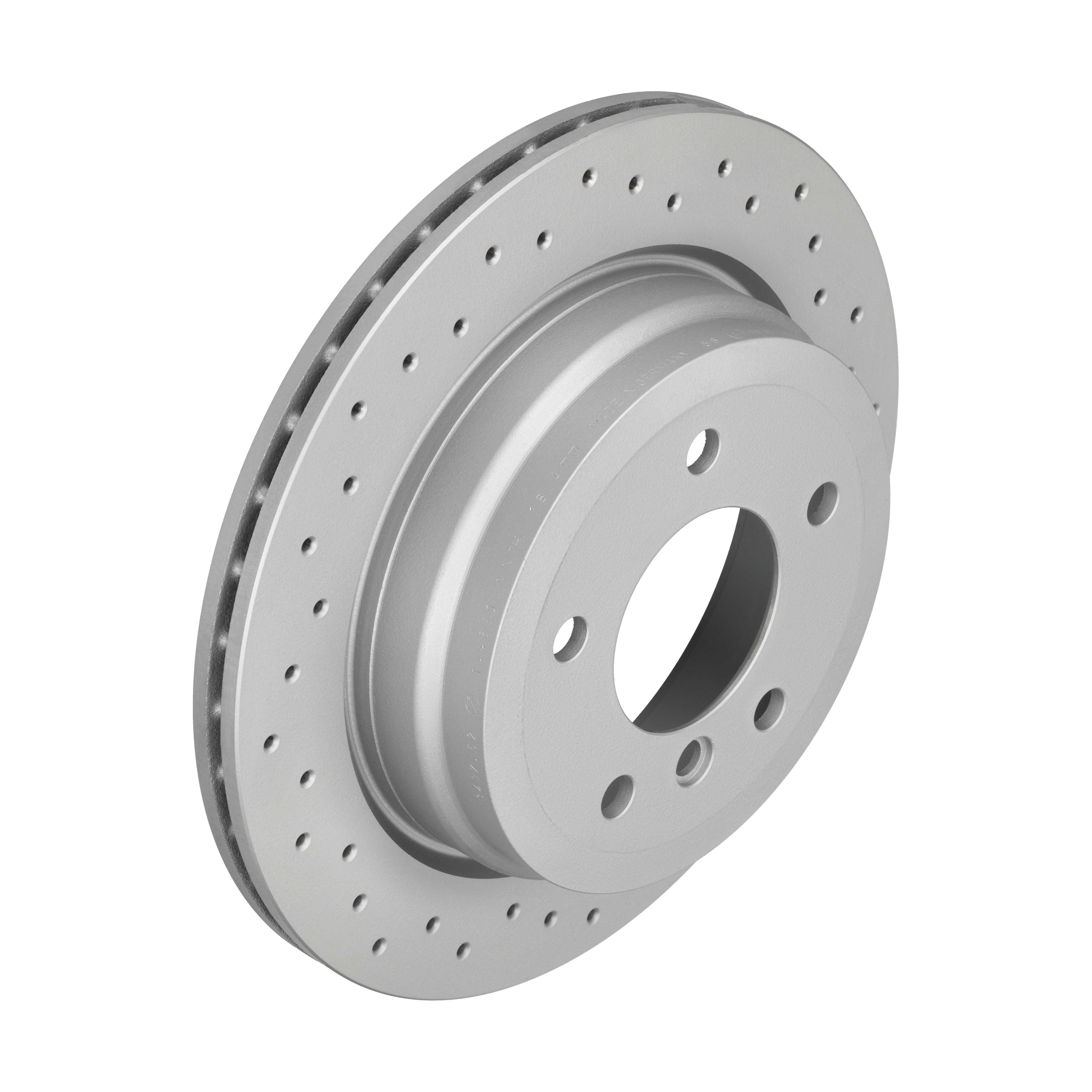 ZIMMERMANN Bremseskive 150343752 bagaksel perforeret 300mm 20mm for BMW (BRILLIANCE)