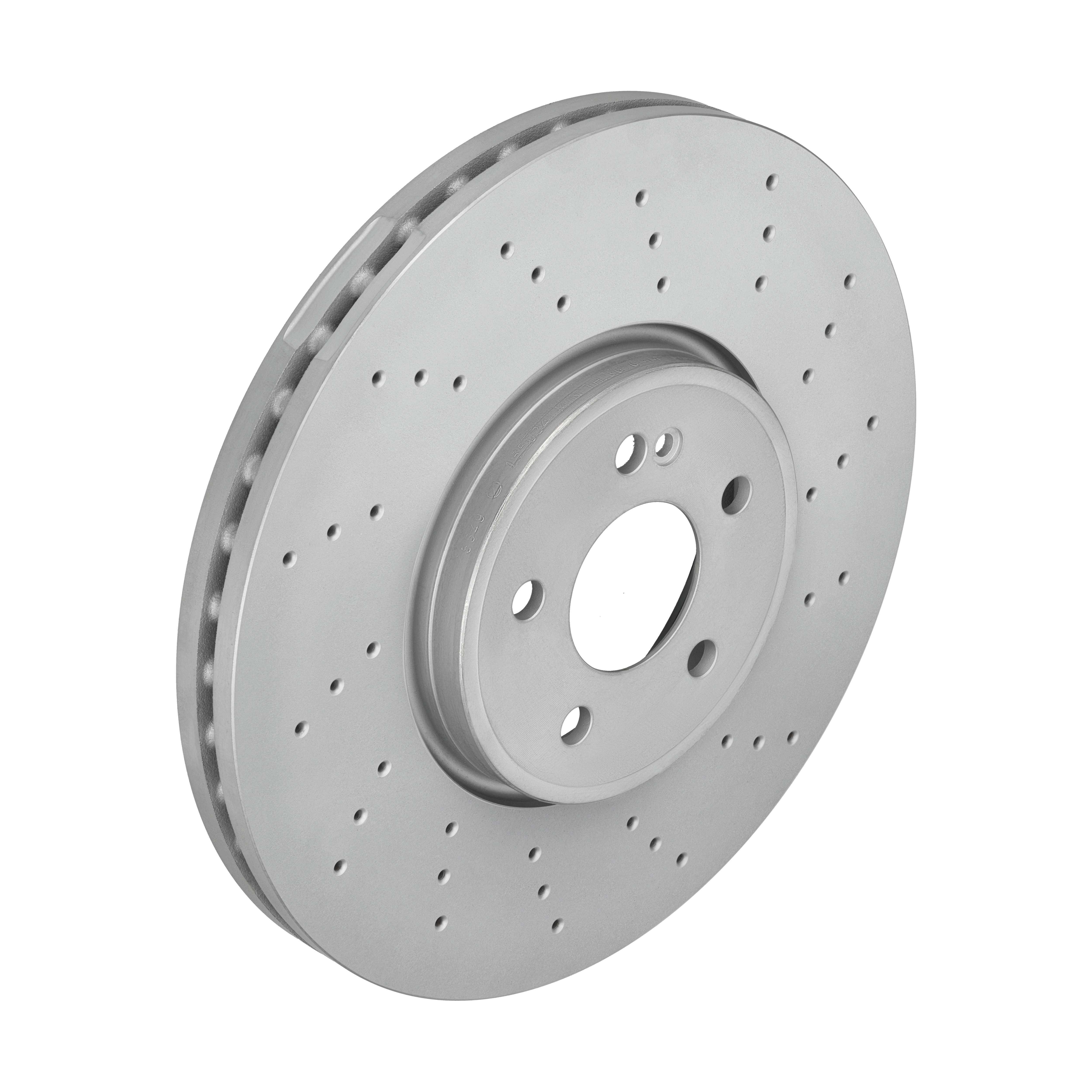 ZIMMERMANN Bremseskive 400554920 foraksel perforeret 350mm 32mm for MERCEDES-BENZ