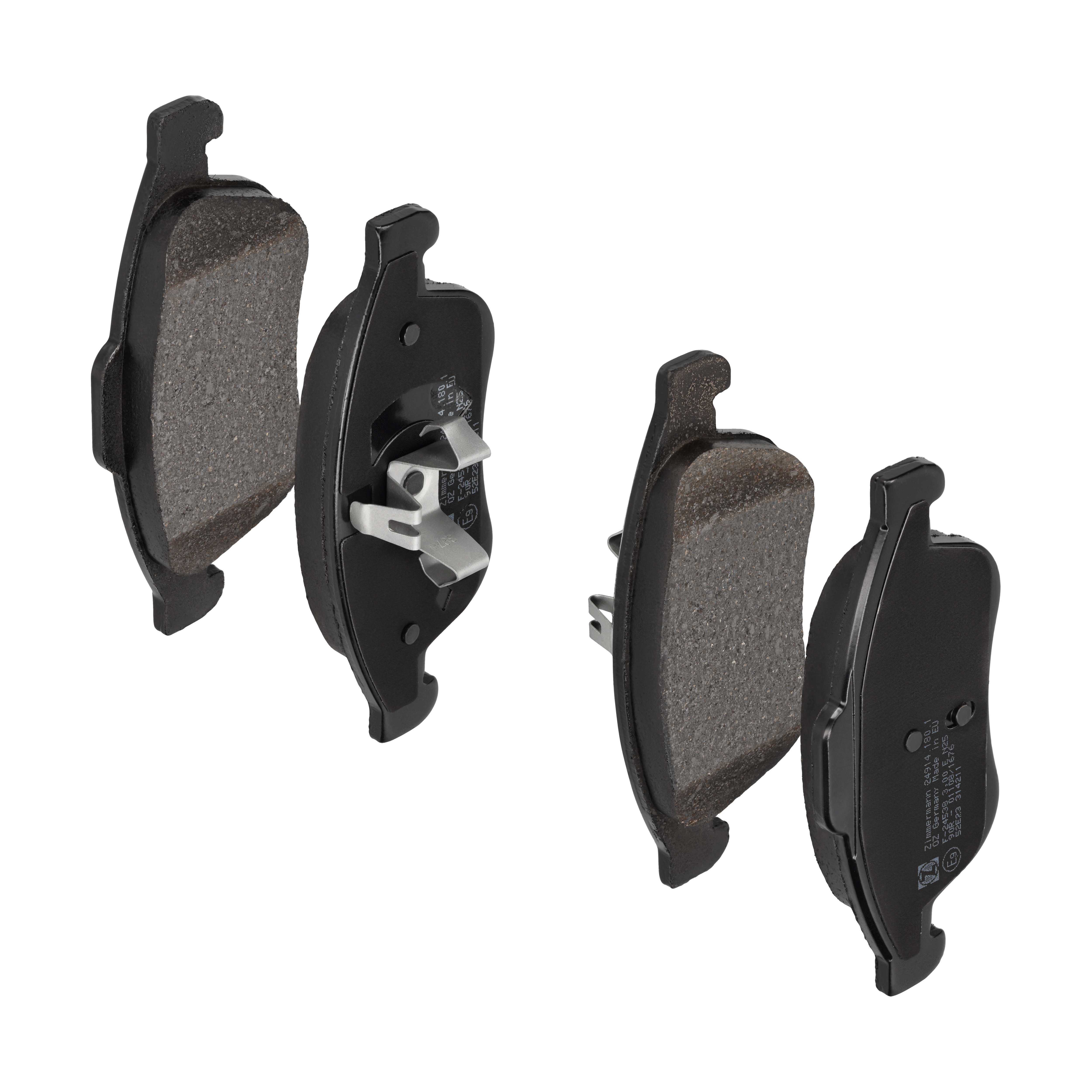 ZIMMERMANN Bremseklodser 249141801 foraksel for MITSUBISHI NISSAN RENAULT DACIA