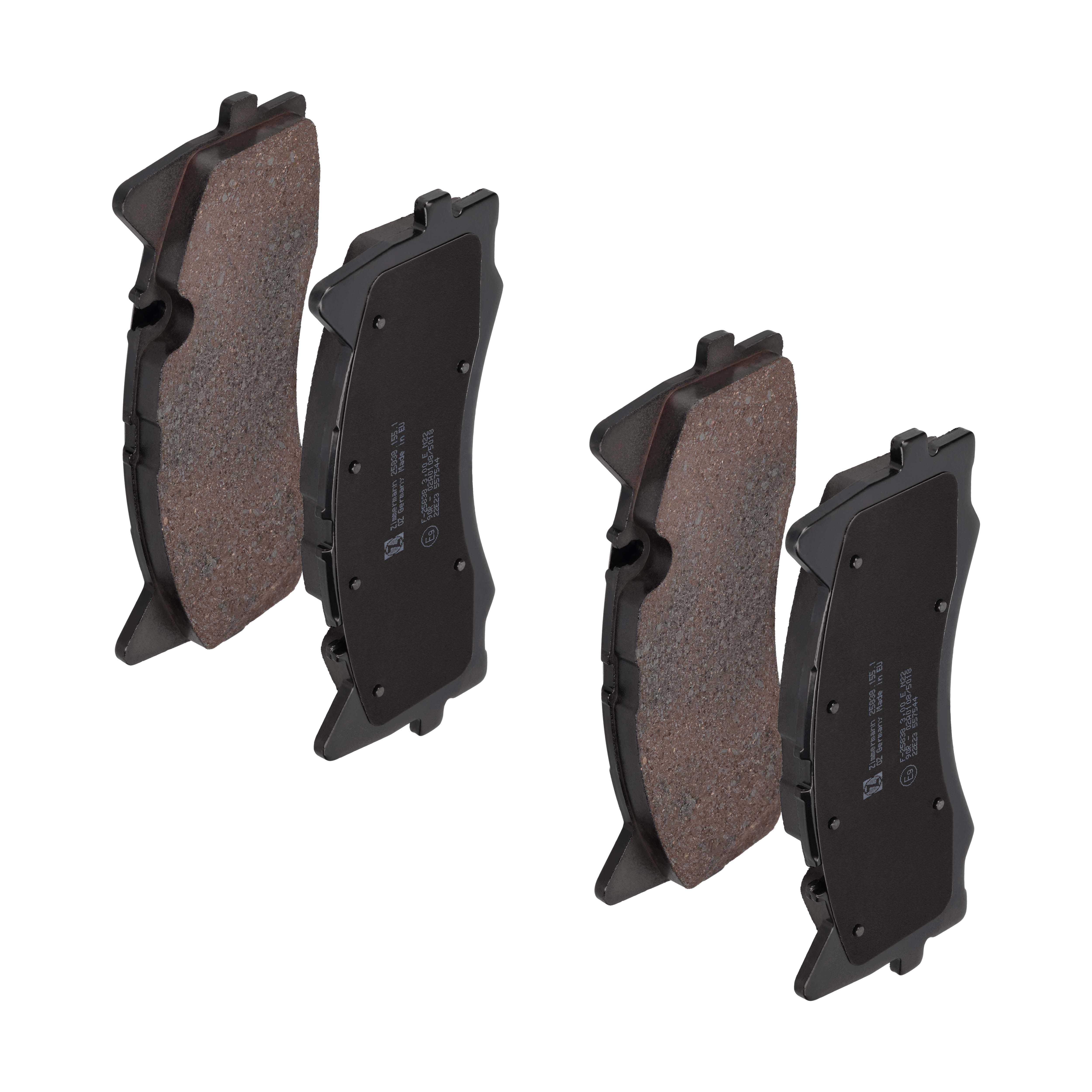 ZIMMERMANN Bremseklodser 258381551 foraksel for MERCEDES-BENZ