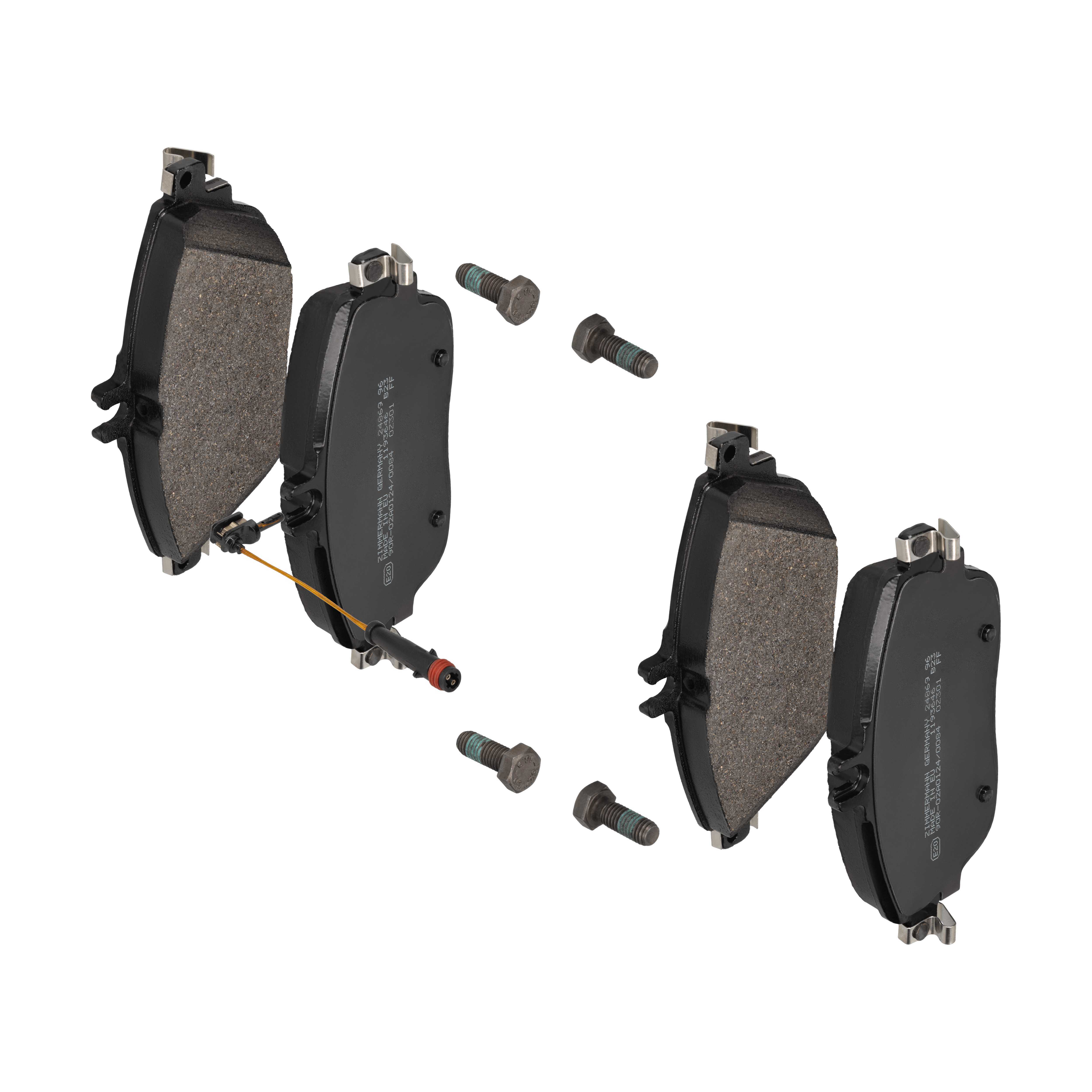 ZIMMERMANN Bremseklodser 248691951 foraksel for MERCEDES-BENZ MERCEDES-BENZ (BBDC) INFINITI