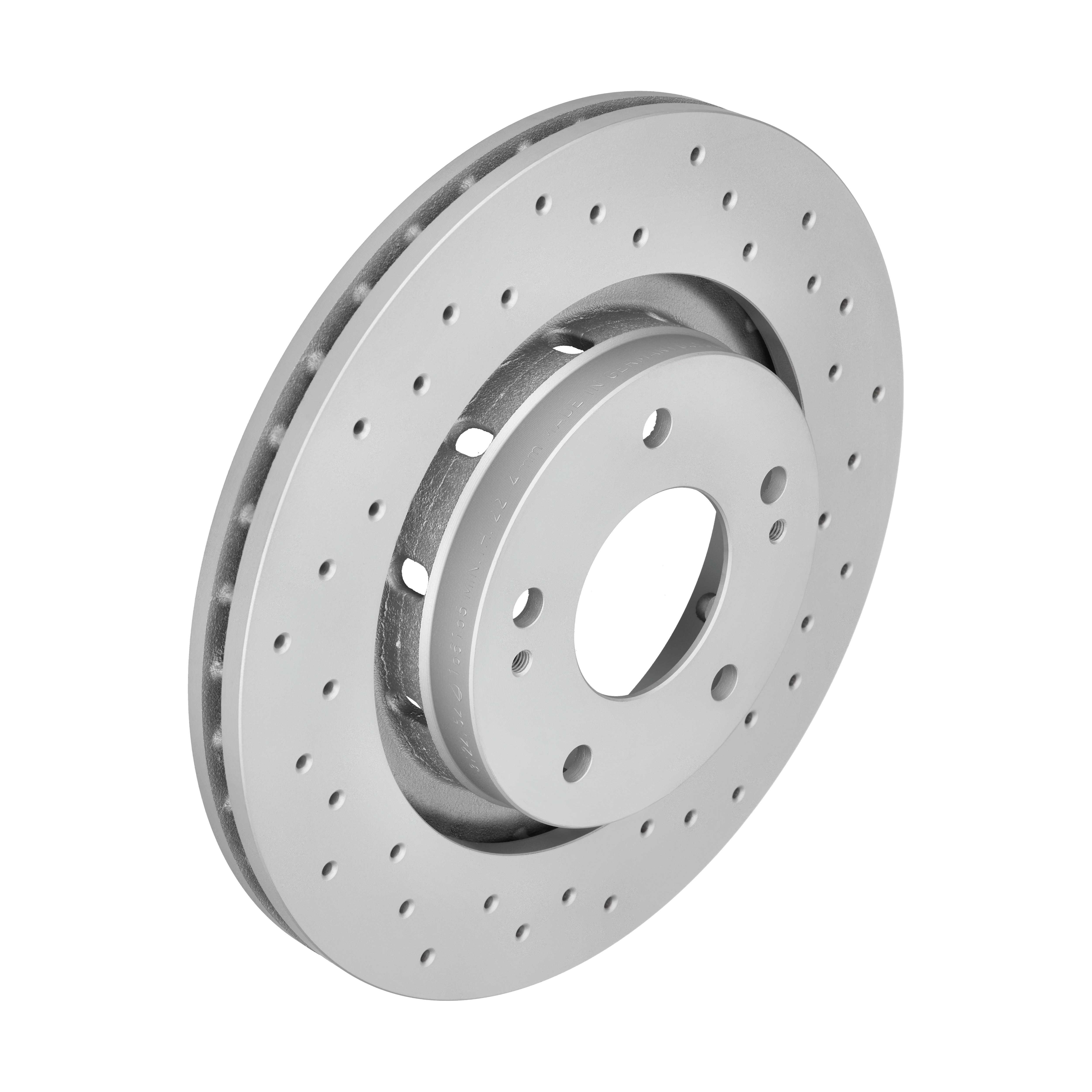 ZIMMERMANN Bremseskive 440312252 foraksel perforeret 294mm 24mm for CITROËN/PEUGEOT MITSUBISHI