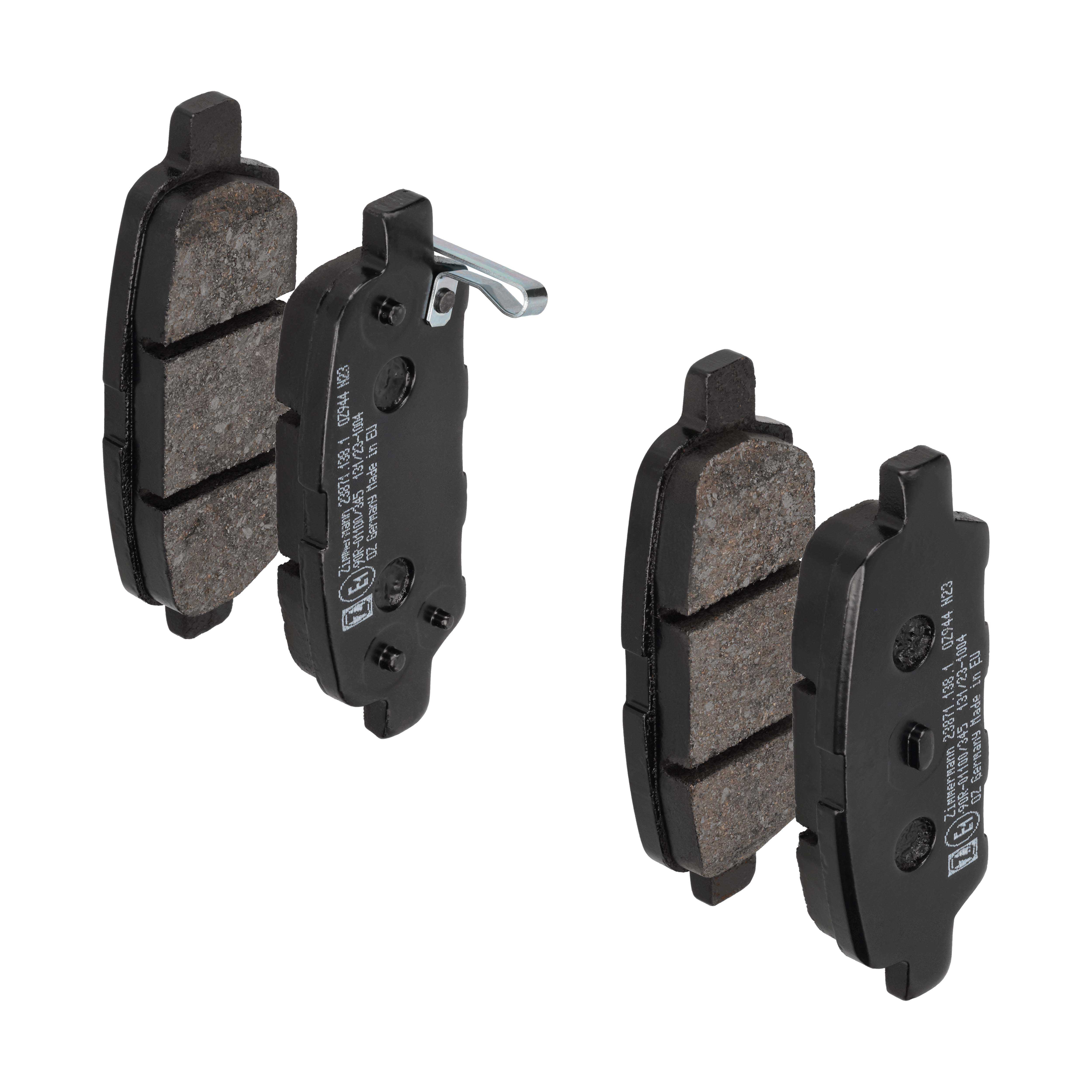ZIMMERMANN Bremseklodser 238711381 bagaksel for NISSAN RENAULT INFINITI RENAULT (DFAC) SUZUKI