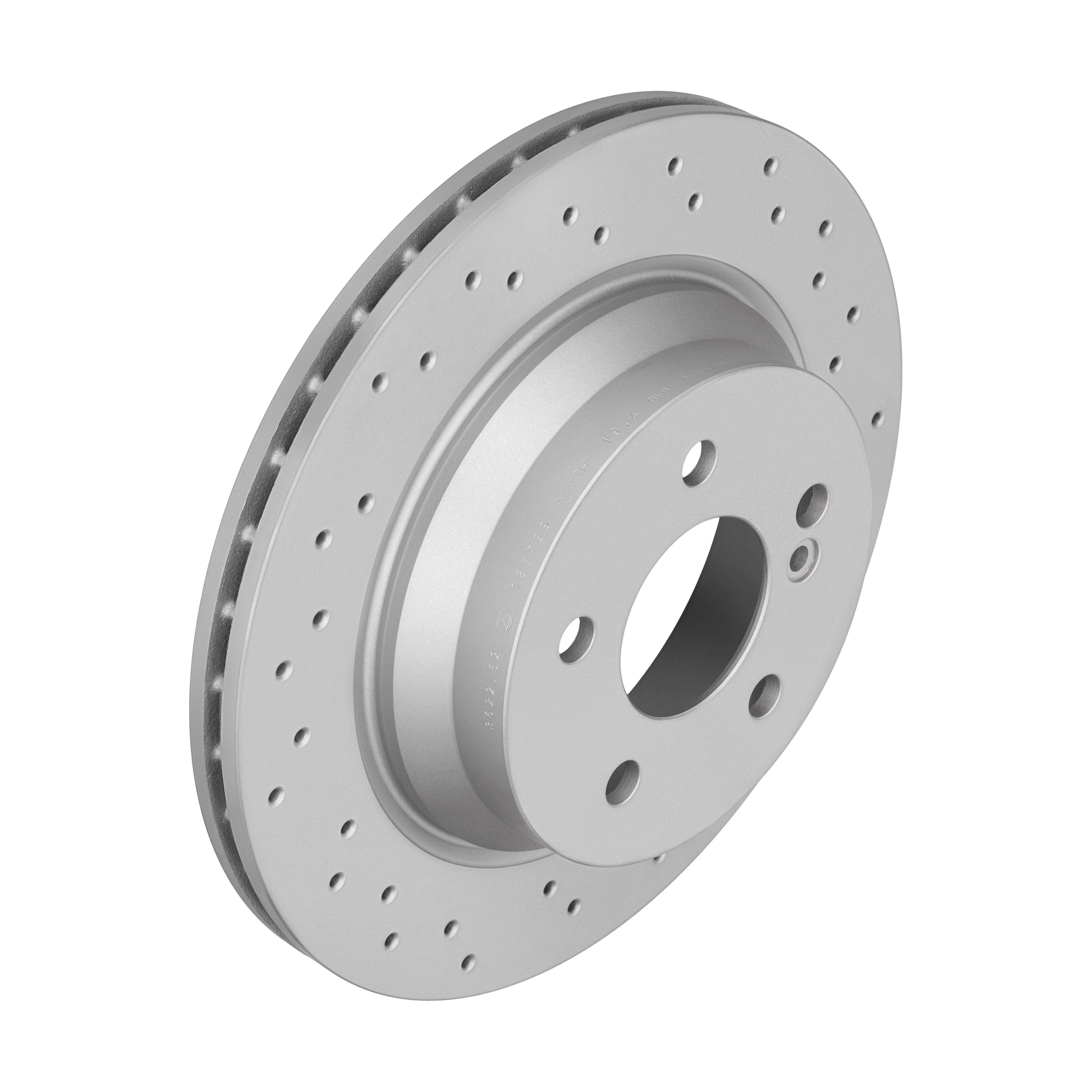 ZIMMERMANN Bremseskive 400362252 bagaksel perforeret 300mm 22mm for MERCEDES-BENZ (BBDC) MERCEDES-BENZ