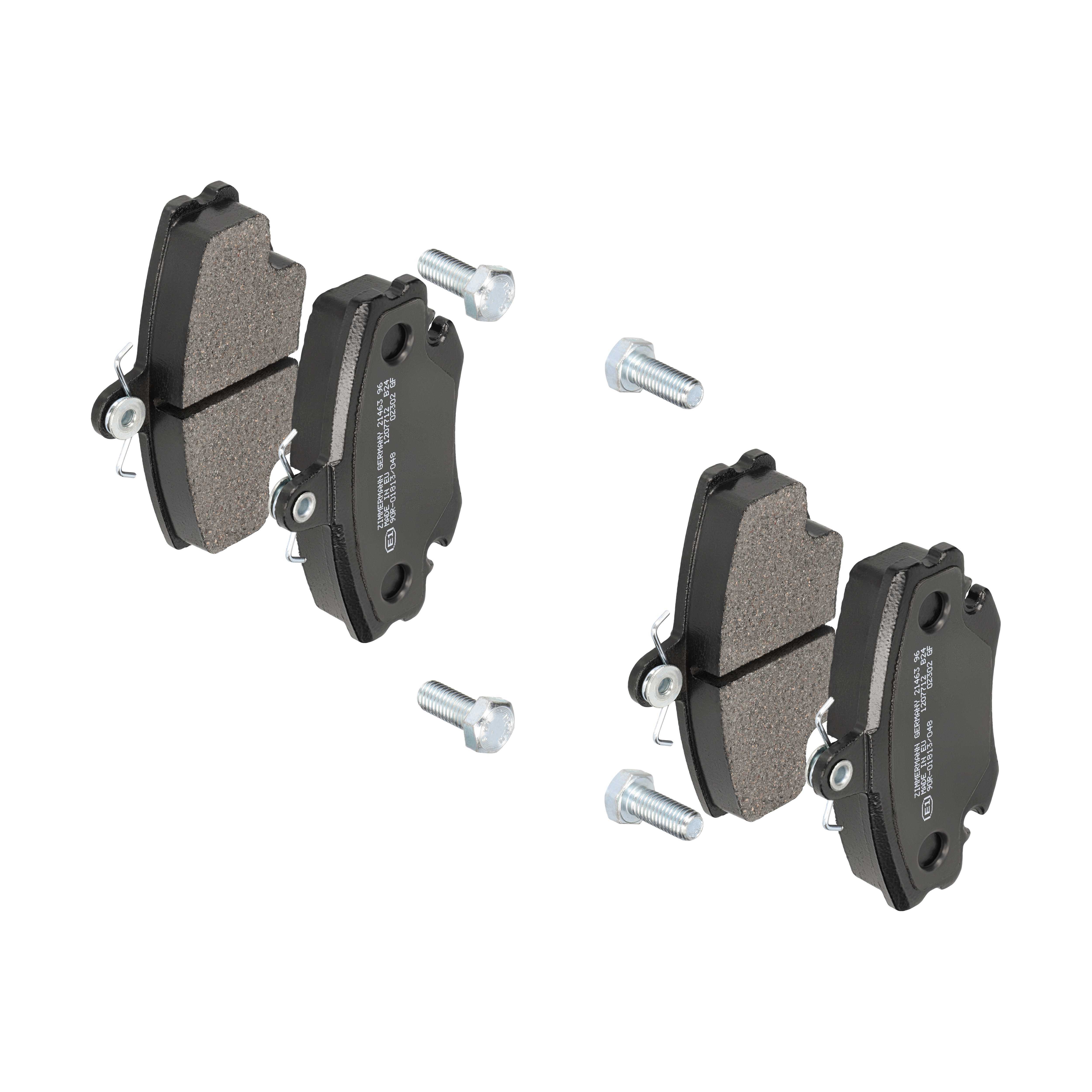 ZIMMERMANN Bremseklodser 207721801 foraksel for RENAULT DACIA