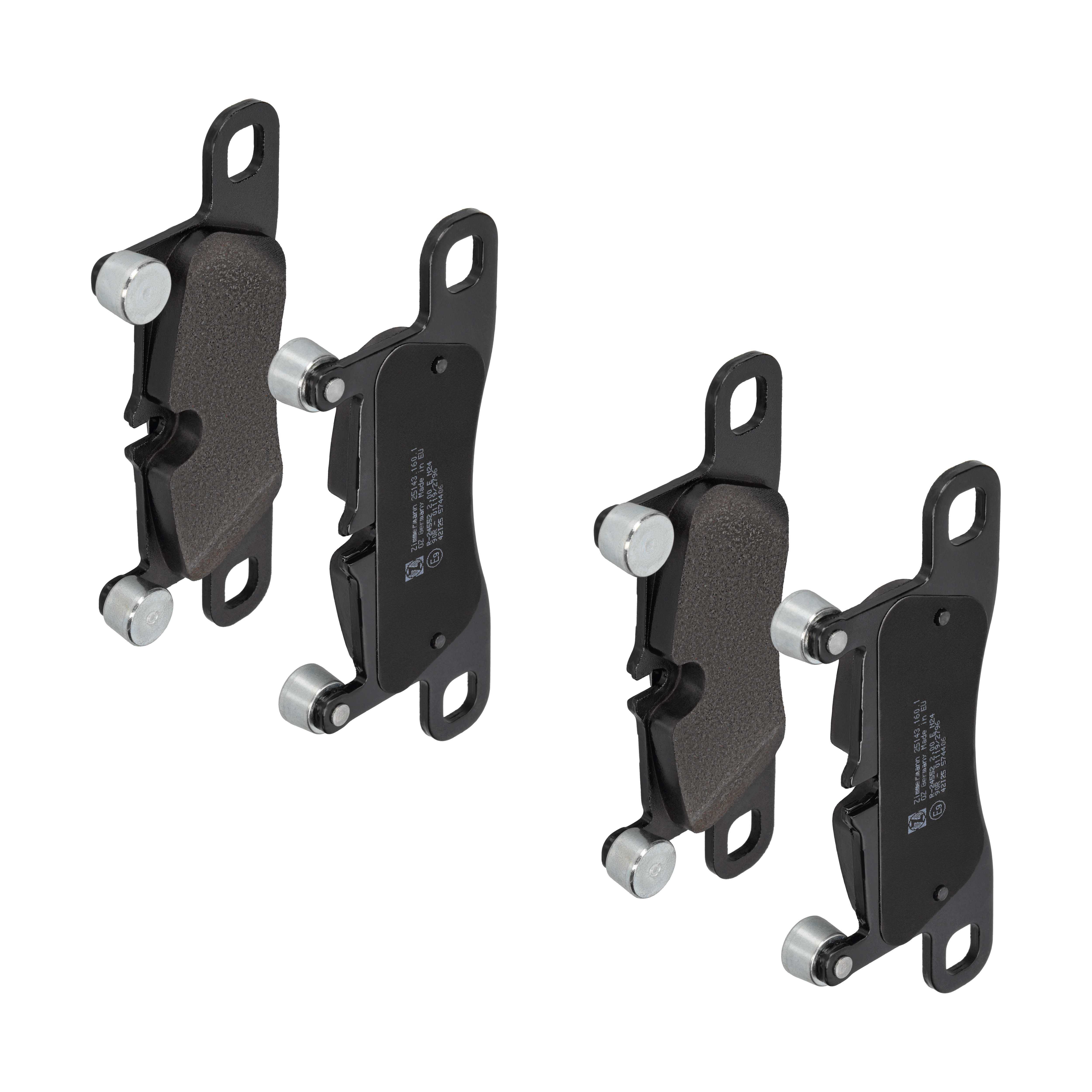 ZIMMERMANN Bremseklodser 251431601 bagaksel for PORSCHE