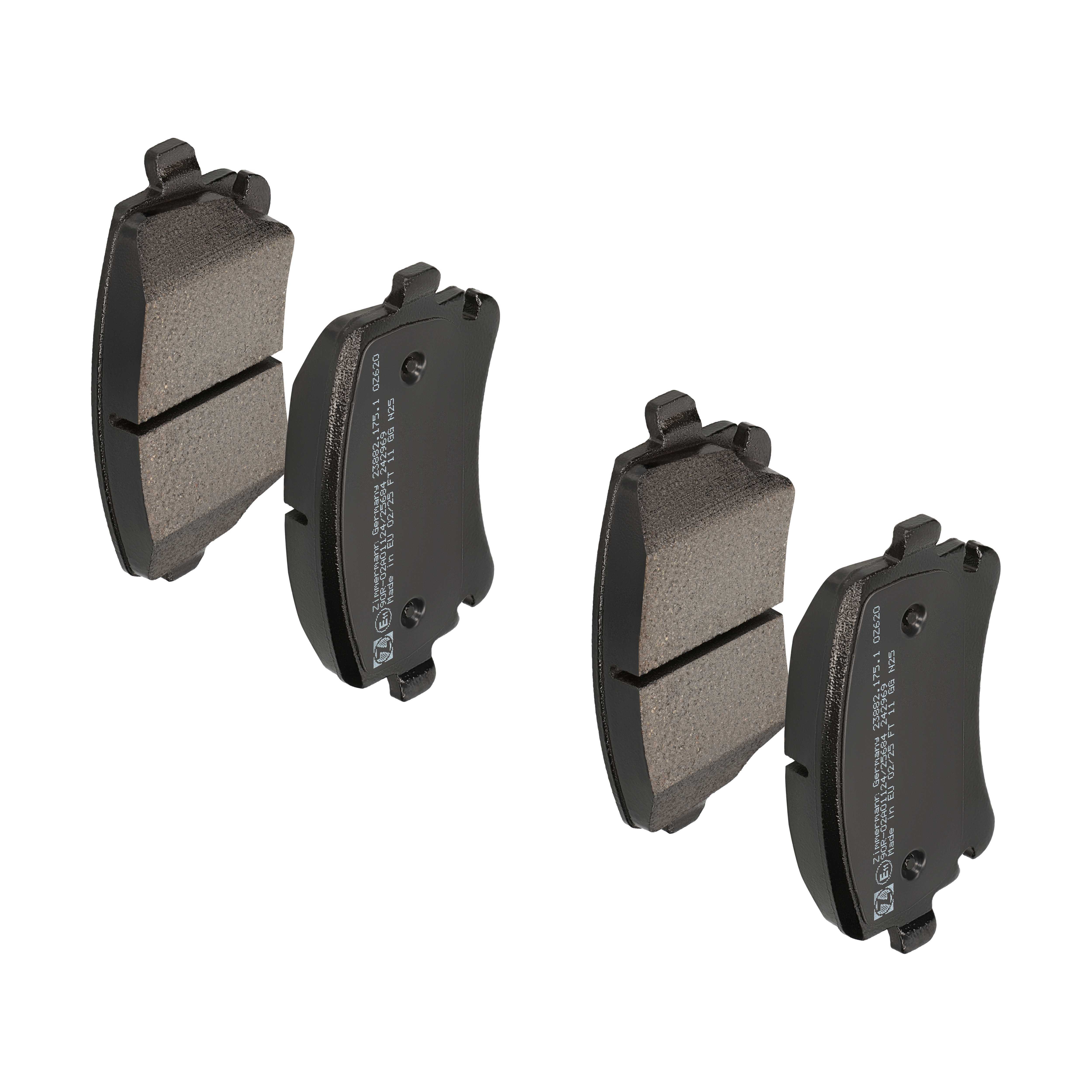 ZIMMERMANN Bremseklodser 238821751 bagaksel for VAG AUDI BENTLEY
