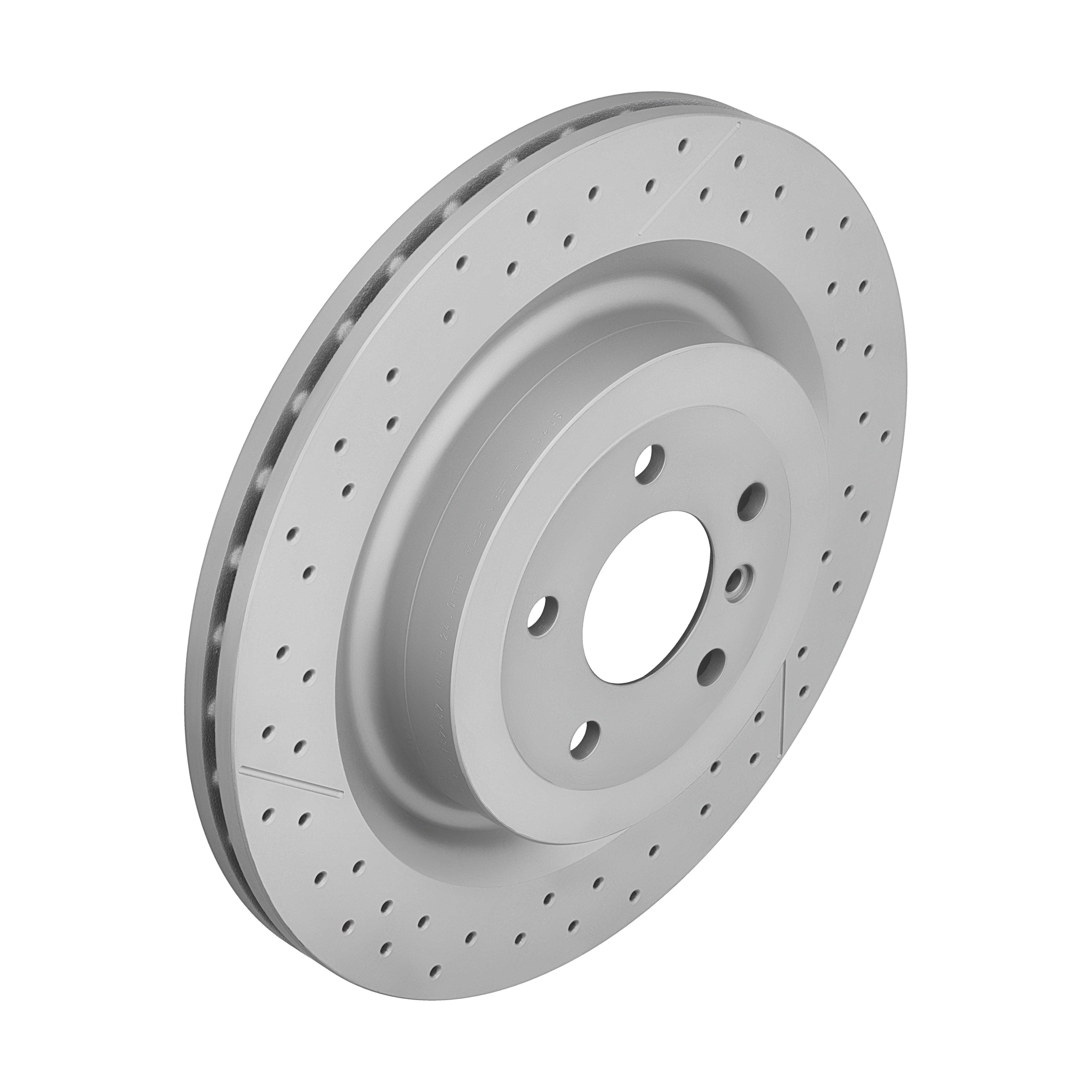 ZIMMERMANN Bremseskive 400369920 bagaksel lukket/perforeret 345mm 26mm for MERCEDES-BENZ