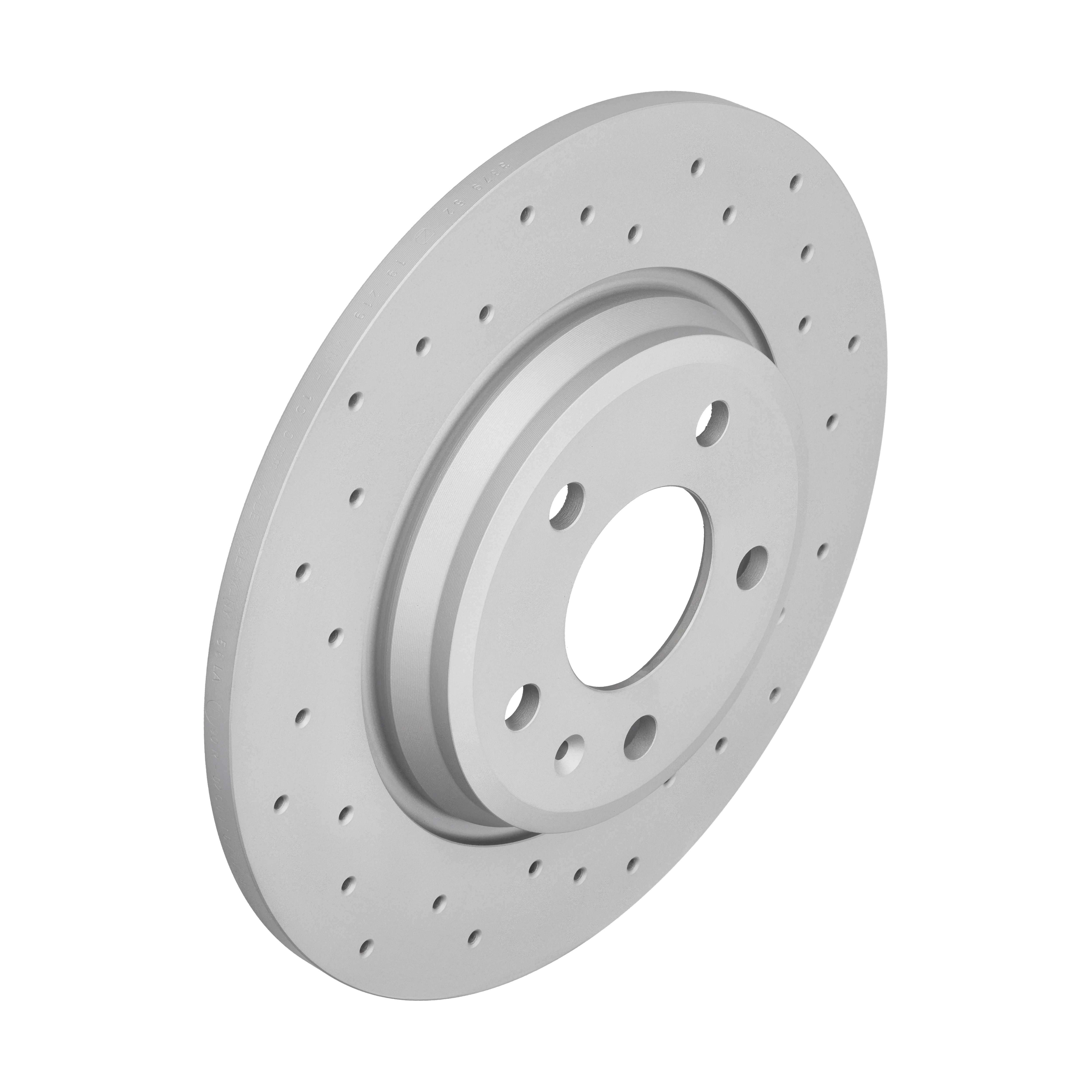 ZIMMERMANN Bremseskive 100337952 bagaksel perforeret 300mm 12mm for VAG